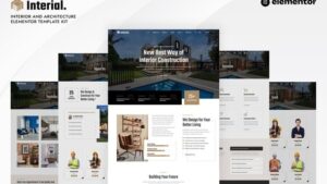 Interial - Interior & Architecture Elementor Template Kit