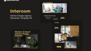 Interoom - Interior Design & Architecture Elementor Template Kit