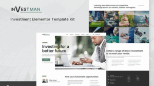Investman - Invesment Consultant Elementor Template Kit