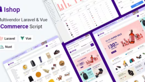 Ishop (v5.0.5) Multivendor Laravel & Vue eCommerce CMS (Activated)