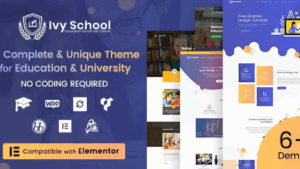 IvyPrep (v1.6.1) Education & School WordPress Theme