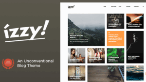 Izzy v1.4 An Unconventional Blog Theme