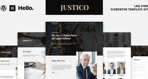 JUSTICO - Law Firm Elementor Template Kit