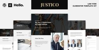JUSTICO - Law Firm Elementor Template Kit