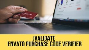 JValidate v1.0.5 Envato Purchase Code Verifier Plugin for WordPress