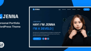 Jenna v1.0 Personal Portfolio WordPress Theme