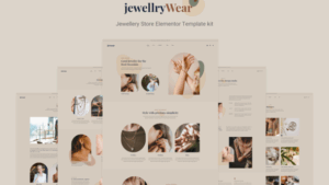 JewellryWear - eCommerce Elementor Template kit