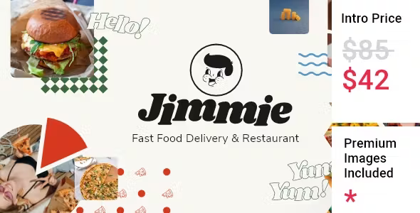 Jimmie v1.0 Fast Food Delivery and Restaurant Theme