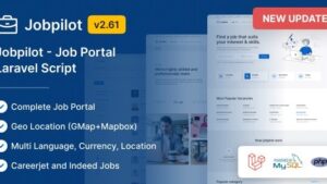 Jobpilot (v3.21.0) Job Portal Laravel Script