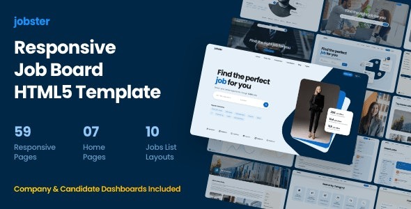 Jobster v1.0 Job Board HTML Template