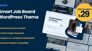 Jobster (v2.2) Smart Job Board WordPress Theme