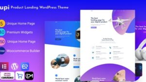 Jupi (v3.2.0) Product Landing WordPress Theme