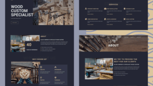 Kajuh - Carpenter Elementor Template kit