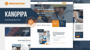 Kangpipa - Plumbing Services Elementor Template Kit