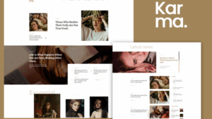 Karma - Blog & Magazine Elementor Template Kit
