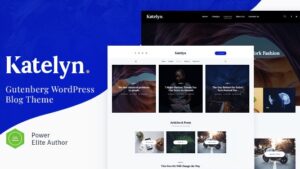 Katelyn v1.0.10 Creative Gutenberg Blog WordPress Theme