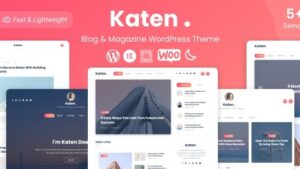 Katen v1.1.1 Blog & Magazine WordPress Theme