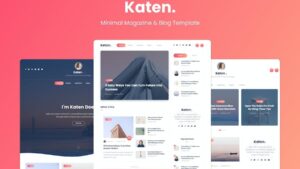 Katen v1.0.1 - Minimal Blog & Magazine HTML Template