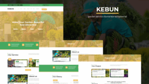 Kebun - Garden Service Elementor Template Kit