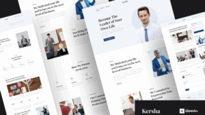 Kersha - Business Coach Elementor Template Kit