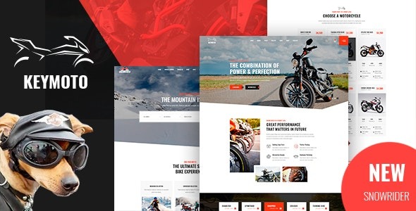 Keymoto v1.2.4 Motorcycle Rental WordPress Theme #