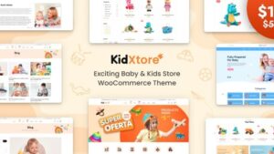 KidXtore (v3.0) Baby Shop and Kids Store WooCommerce Theme