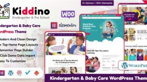 Kiddino (v1.2.3) Kids & Kindergarten WordPress Theme