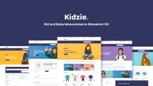 Kidzie - Baby & Kids E-Commerce Elementor Template Kit