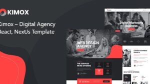 Kimox – Digital Agency React, NextJs Template 14 August 2023