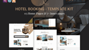 KingHo - Hotel Booking Elementor Template Kit