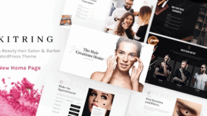 Kitring v2.8 A Beauty & Hair Salon WordPress Theme