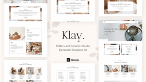 Klay - Pottery and Ceramics Studio Elementor Template Kit
