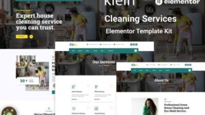 Klein - Cleaning Services Elementor Template Kit