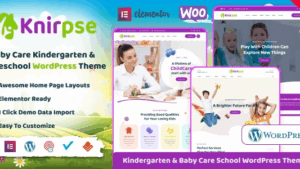 Knirpse v1.6.7 Kindergarten & Baby Care WordPress Theme
