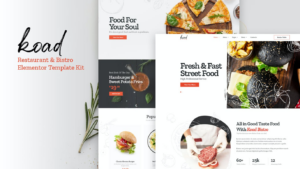 Koad - Restaurant & Bistro Elementor Template Kits