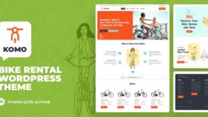 Komo v27.0 Bike Rental Shop WordPress Theme (Activated)