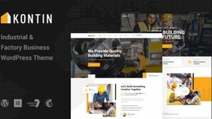 Kontin v1.0.1 Industrial & Factory WordPress Theme