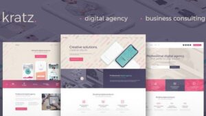 Kratz (v1.0.11) Digital Agency Marketing and SEO WordPress Theme