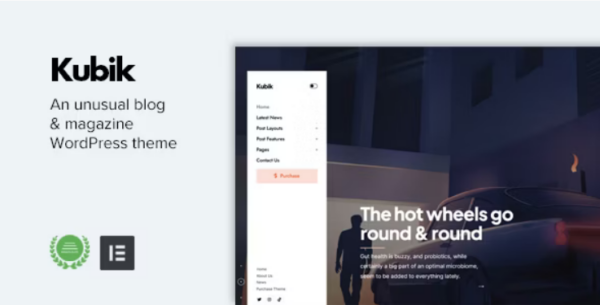 Kubik (v1.5) An Unusual Digital Blog & Magazine WordPress Theme