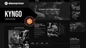 Kyngo - Tattoo Studio Elementor Template Kit