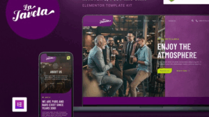 LaJavela – Bar Nightlife & Pub Elementor Template Kit