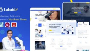 Labaid v1.0.1 Laboratory & Science Research WordPress Theme