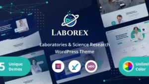 Laborex v2.0 Laboratory & Research WordPress Theme