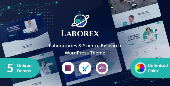 Laborex v2.0 Laboratory & Research WordPress Theme