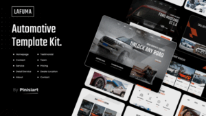 Lafuma | Automotive & Car Rental Elementor Template Kit