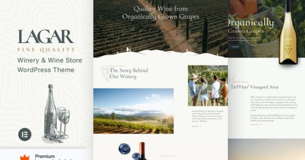 Lagar v13.5 Wine Shop WordPress Theme