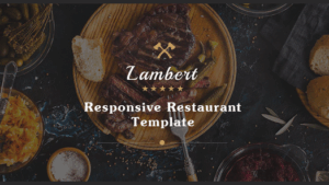 Lambert (v2.5.6) Restaurant / Cafe / Pub WordPress Theme