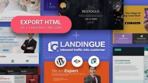Landingue v3.2.1 Landing and One Page Builder Plugin for WordPress Site