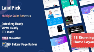 Landpick (v1.5.0) Multipurpose Landing Pages WordPress Theme
