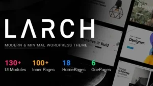 Larch v2.4 Responsive Minimal Multipurpose WordPress Theme